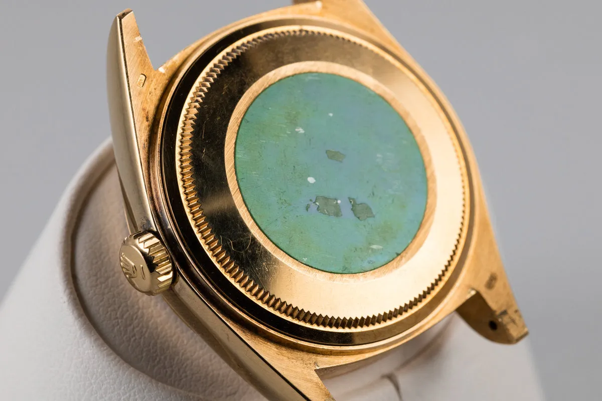 1984 Rolex 18K YG Day-Date 18038 with Blue Lapis Dial