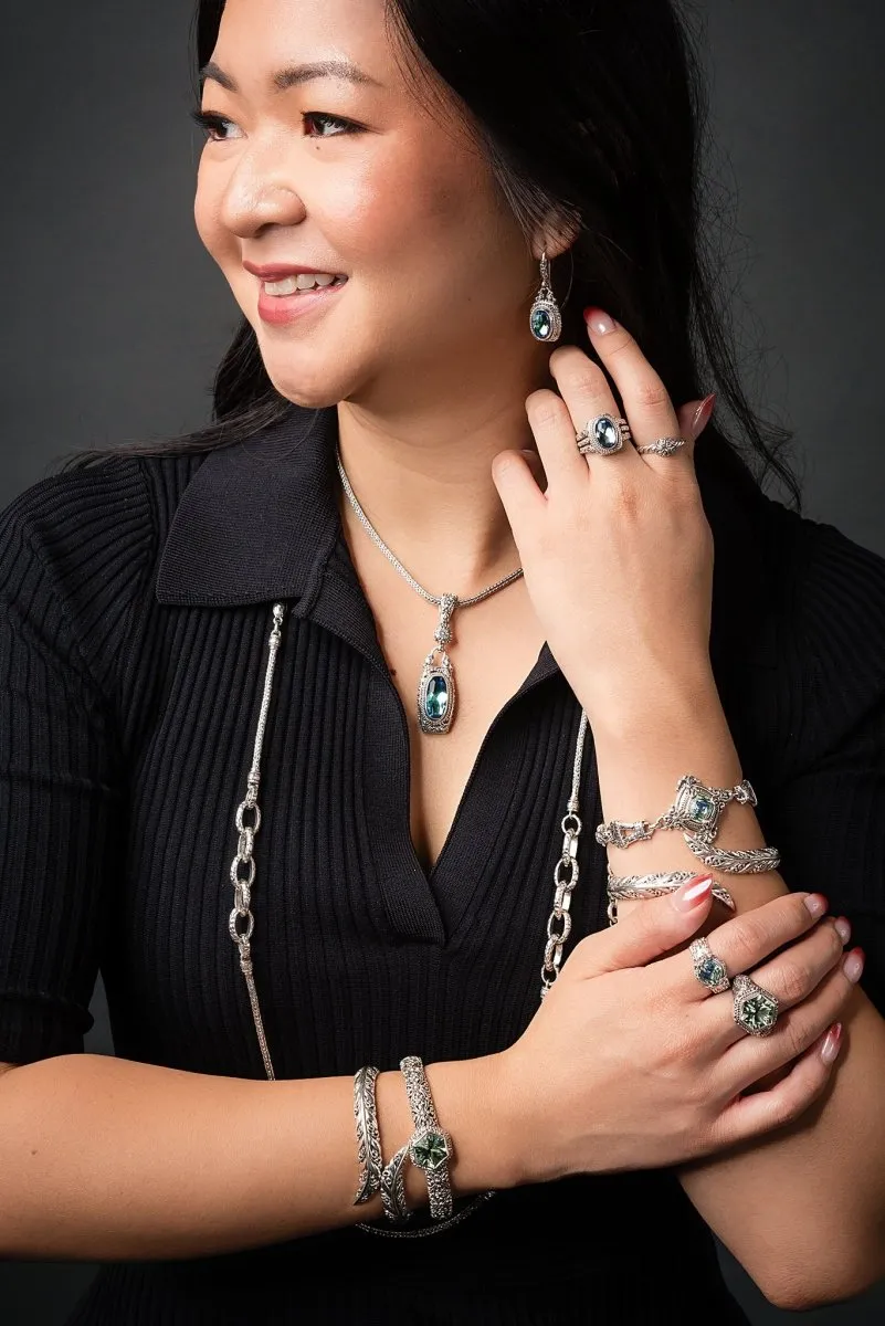 Abundant Peace Bracelet™ in Green Reflections™ Mystic Quartz
