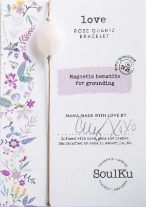 All One Bracelet in Rose Quartz - Love