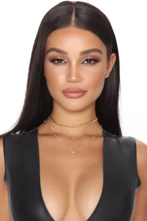 Always You And Me Layered Necklace - Gold