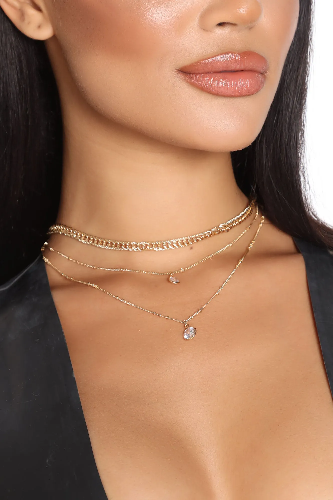 Always You And Me Layered Necklace - Gold