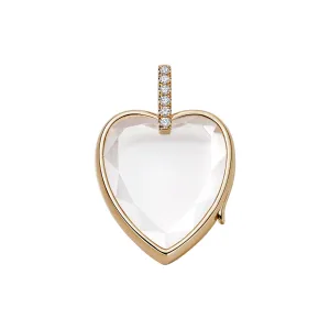 Amate Heart Locket - Yellow Gold