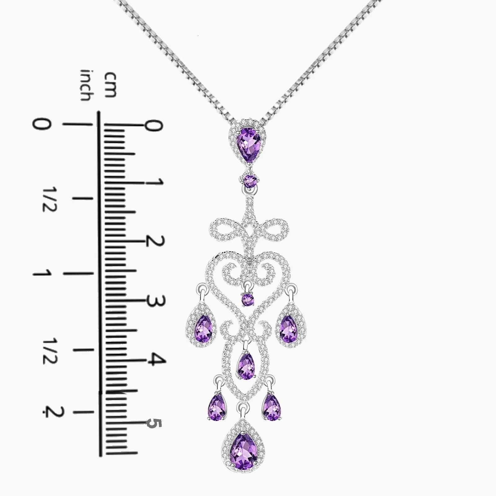 Amethyst Culture Pendant in Sterling Silver
