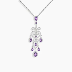 Amethyst Culture Pendant in Sterling Silver