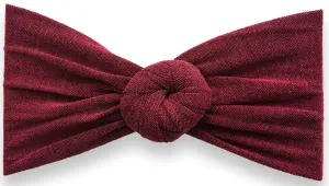Baby Bling Heathered Bun-Burgundy
