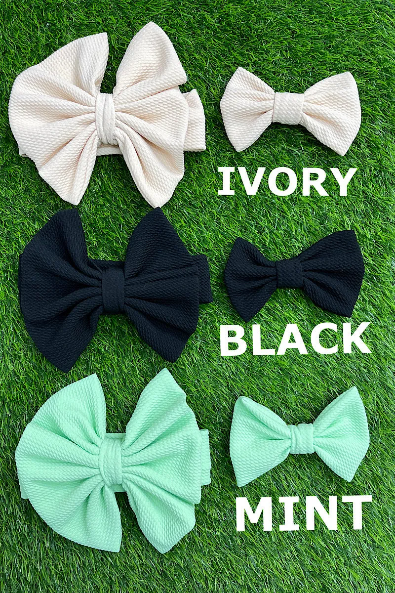 BABY HEADBAND AND HAIR BOW.  10pcs/$8.50 HB-BABY-2