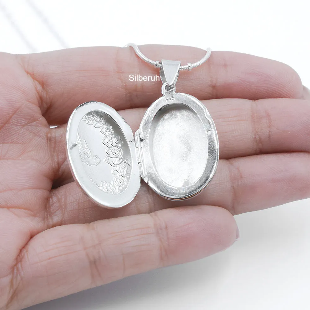 Bird Silver Locket