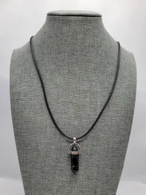 Black Crystal Necklace