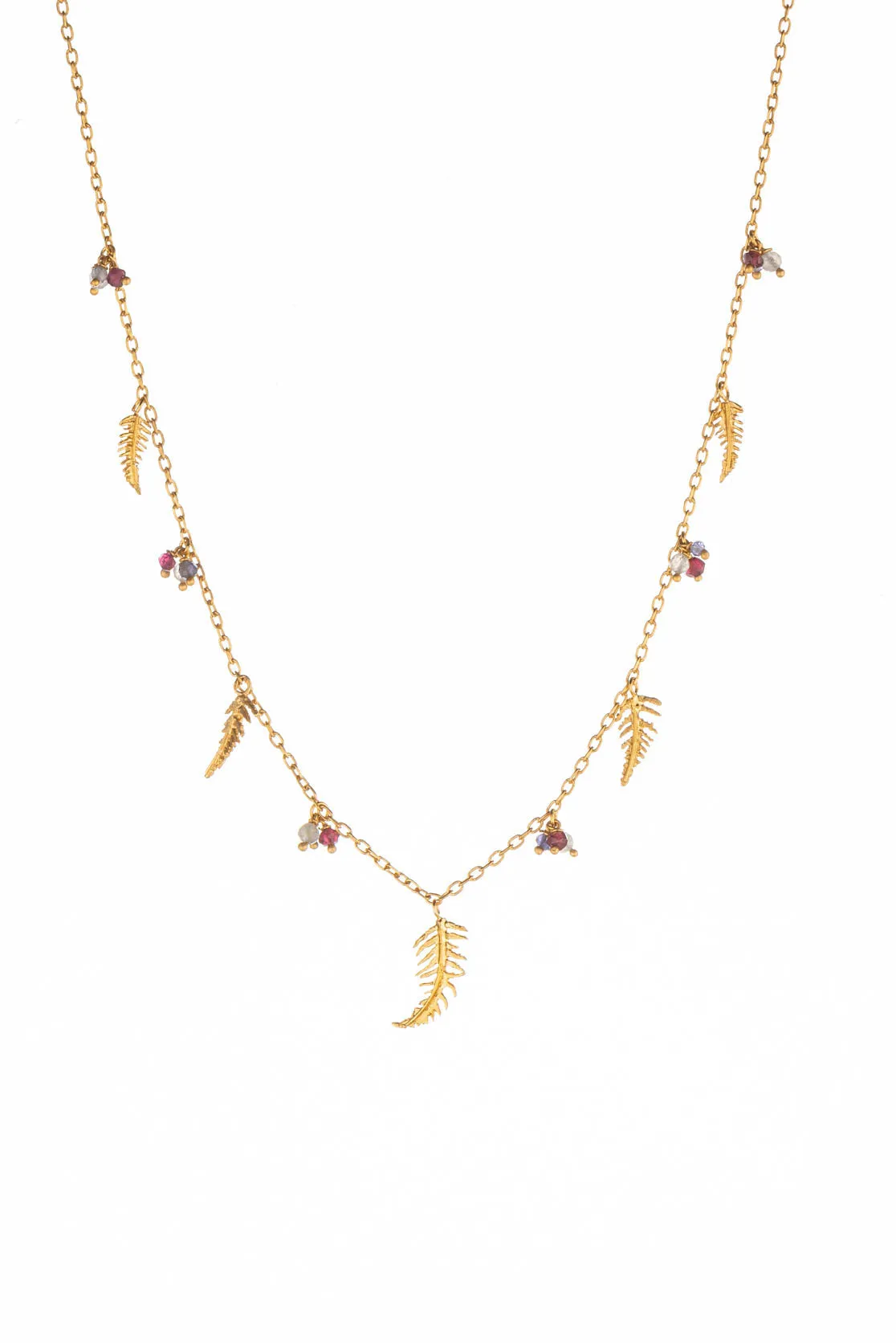 Botanical Fern Charm Necklace