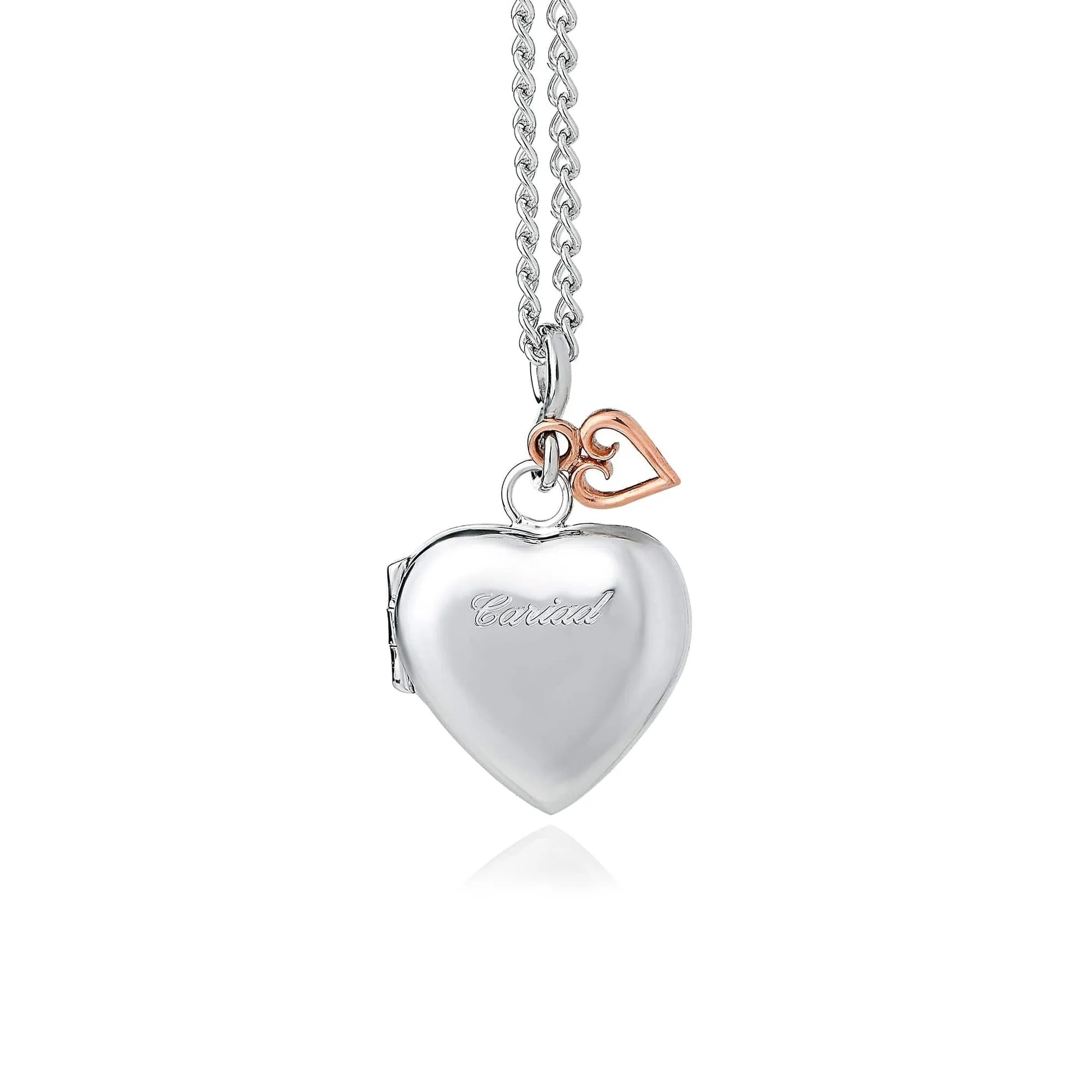 Cariad Locket - Silver/Rose - SCLP