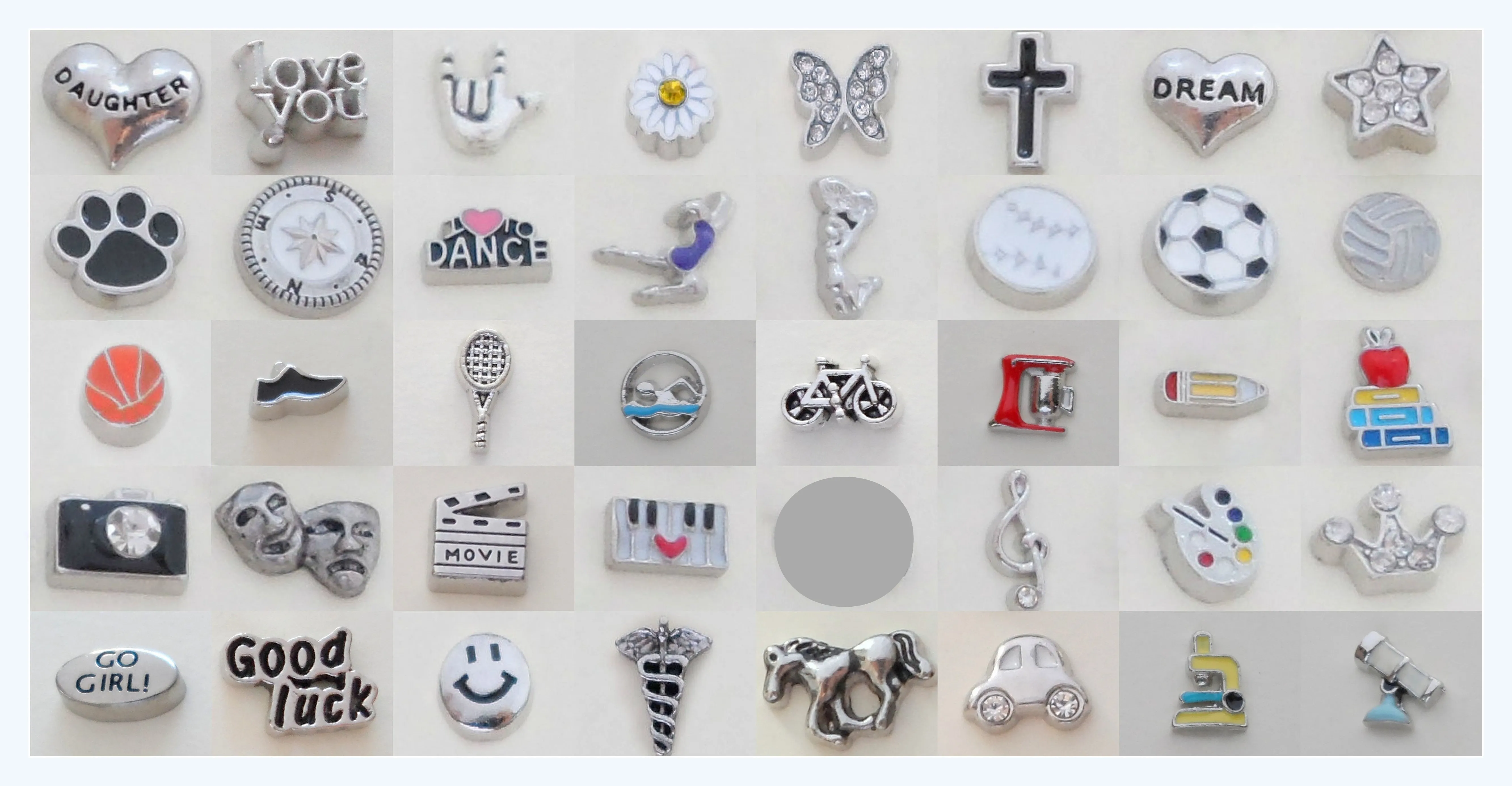 Class of 2025 Graduate Locket Necklace with Graduate Cap, 2025 Heart Charm, and Custom Letter & Birthstone - by Jewelry Everyday
