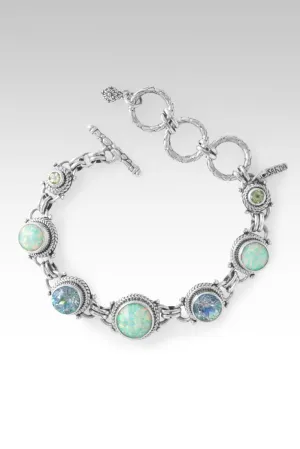 Courage to Trust Bracelet II™ in Green Tea Simulated Opal