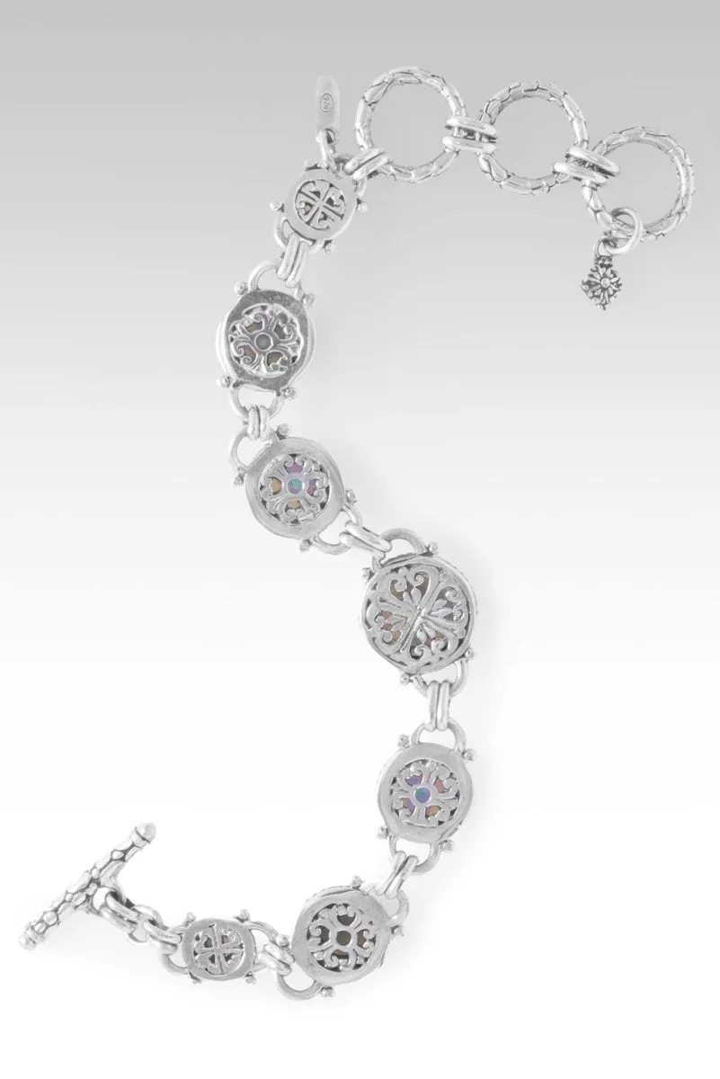 Courage to Trust Bracelet II™ in Green Tea Simulated Opal