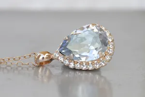 DUSTY BLUE NECKLACE