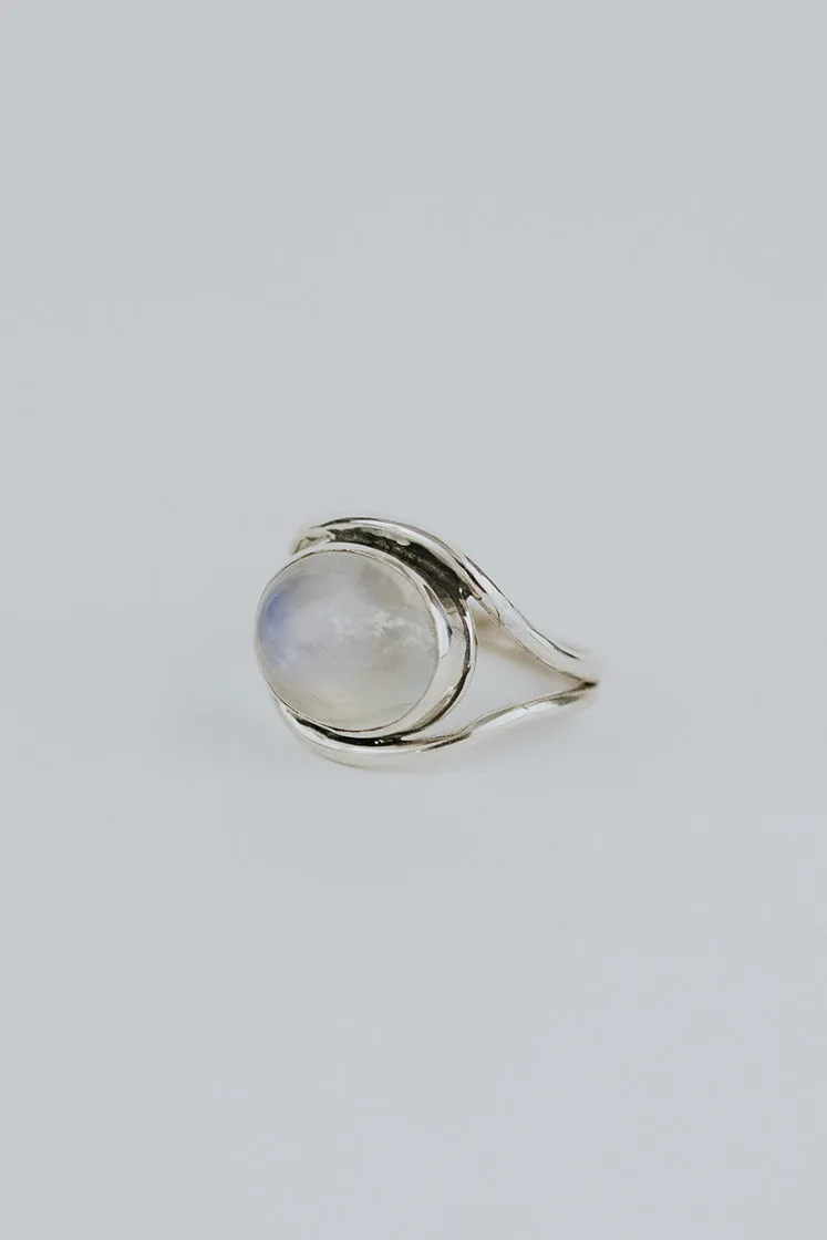 Evil Eye Ring - Moonstone