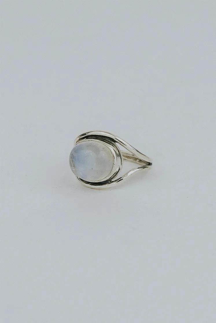 Evil Eye Ring - Moonstone