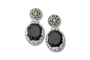 Gagak Earrings- Onyx