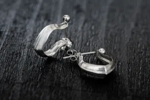 Gypsy Patent Silver Earrings