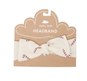 HEADBAND - CANDY CANES RIB