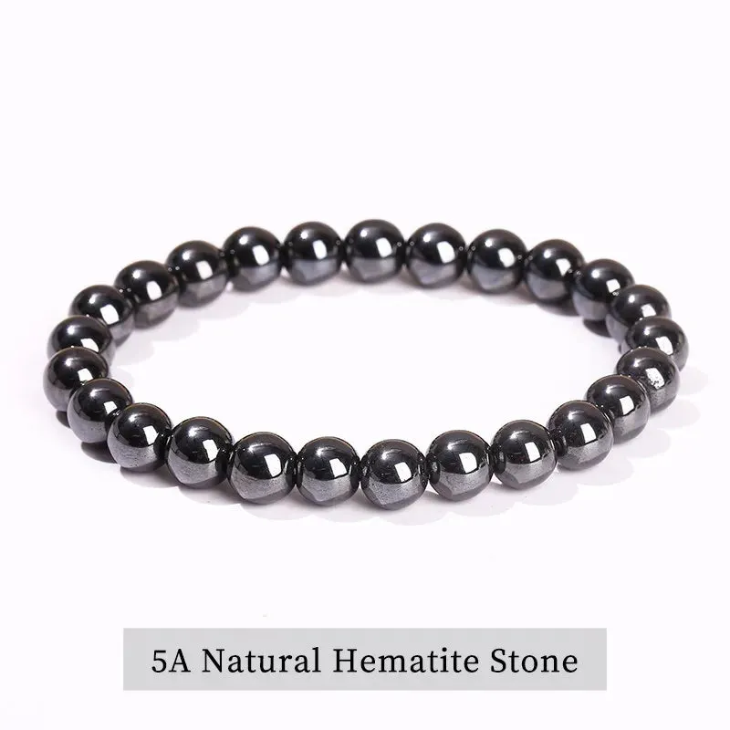 JD High Quality Blue Tiger Eye Buddha Bracelets Women Men Natural Stone Round Bead Stretch Yoga Meditation Bangles Jewelry Gift