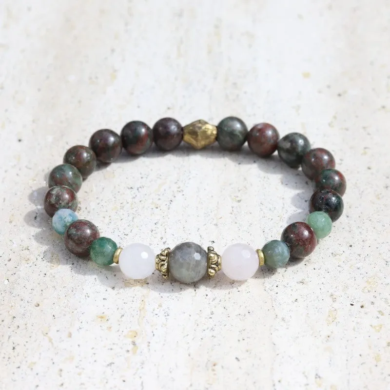 Kashgar Garnet & Labradorite Bracelet *Final Sale*