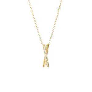 Kiss Diamond Necklace - Yellow Gold