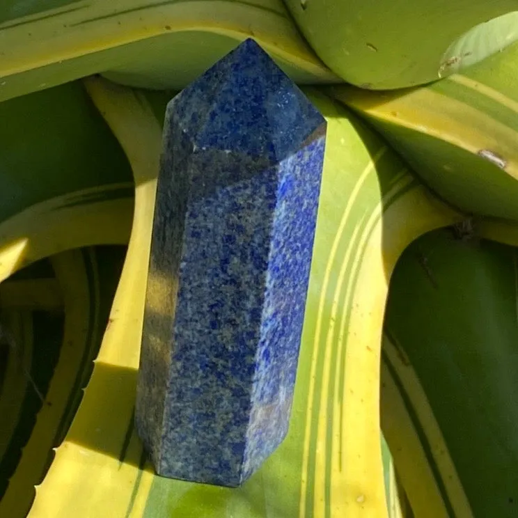 Lapis Lazuli Tower Point Crystal