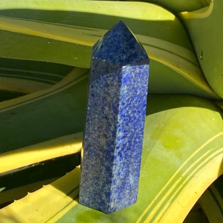 Lapis Lazuli Tower Point Crystal