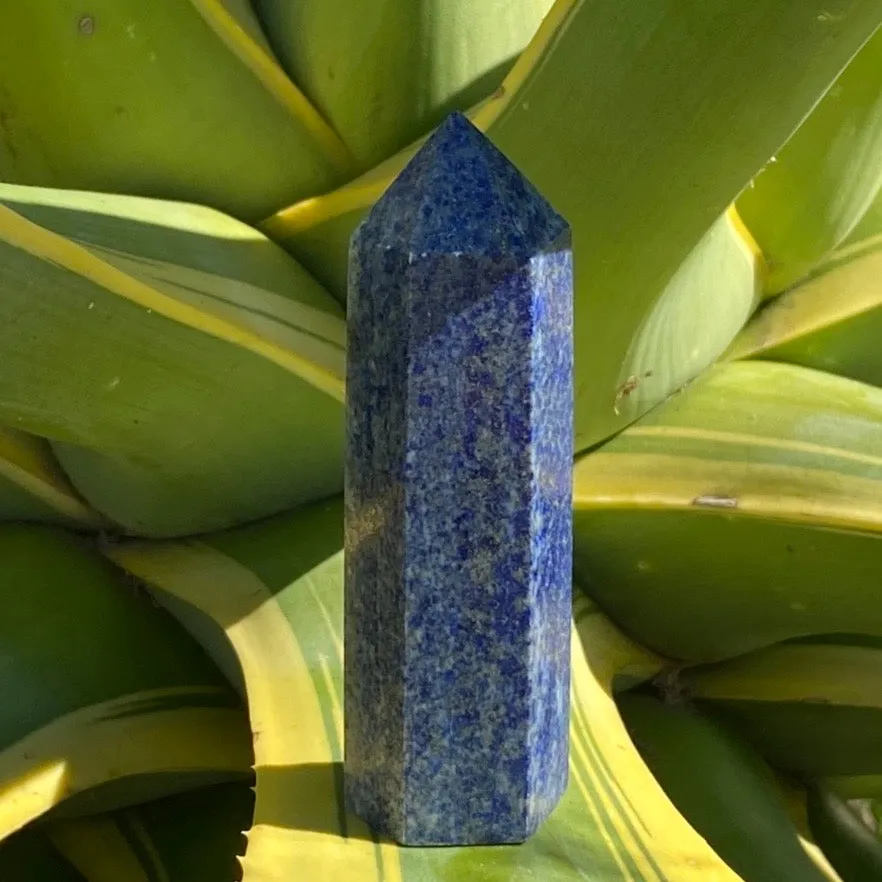 Lapis Lazuli Tower Point Crystal