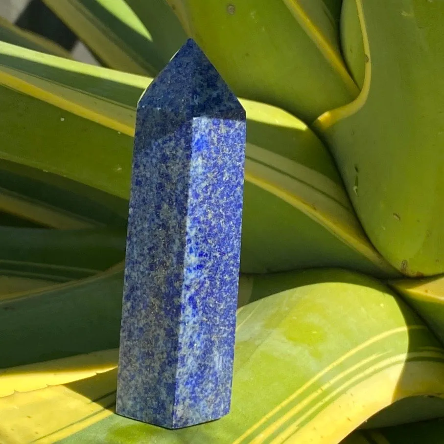 Lapis Lazuli Tower Point Crystal