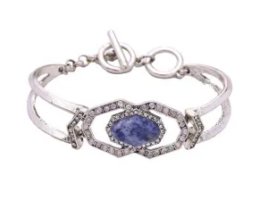 Lapis Silver Bracelet