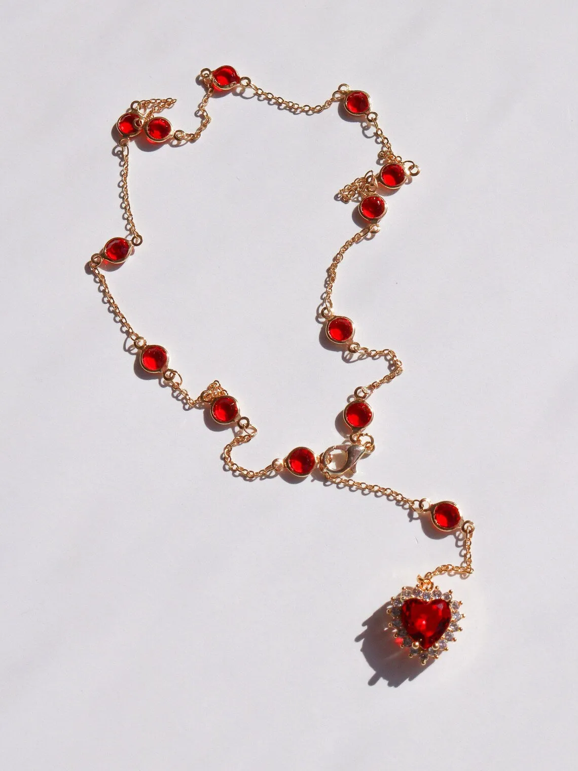LDR Heart Necklace, Elegant Necklace