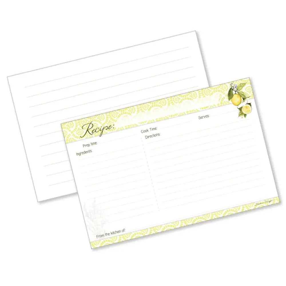 Lemon Grove Recipe Cards