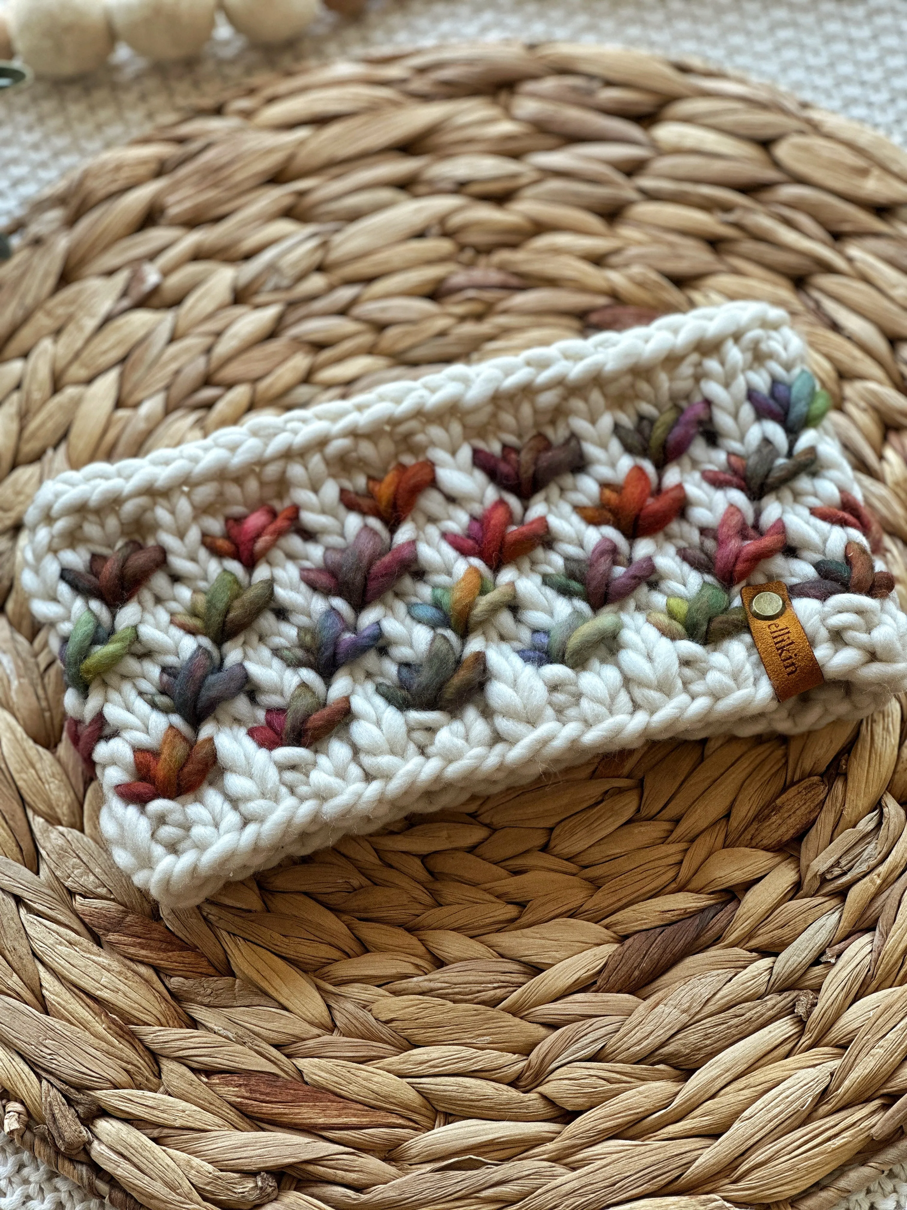 Lotus Flower Headband in Natural/Diana