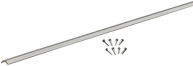 M-D 70243 Cove Moulding with Nail, Aluminum, Silver :EA: QUANTITY: 1