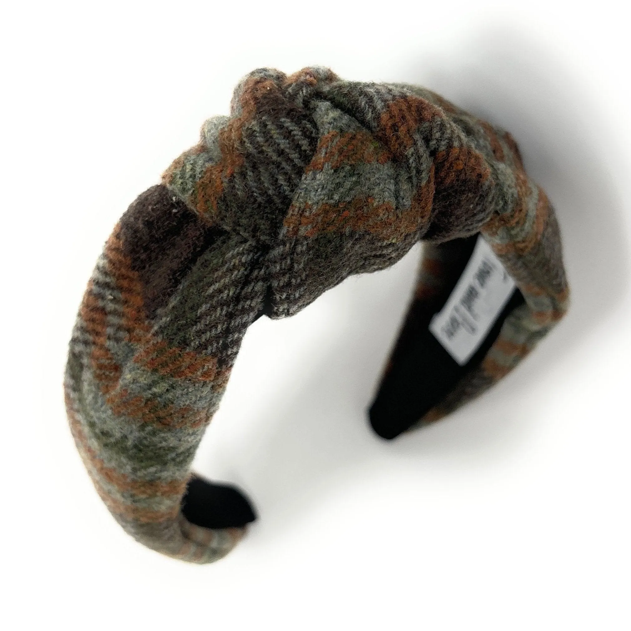 Marie Plaid Top Knot Headband