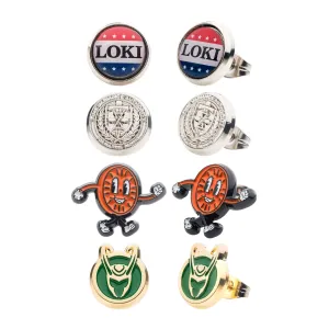 Marvel Studios' Loki Set of 4 Pairs of Stud Earrings