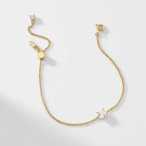 MODERN LOVE SMALL CUSHION LINE BRACELET