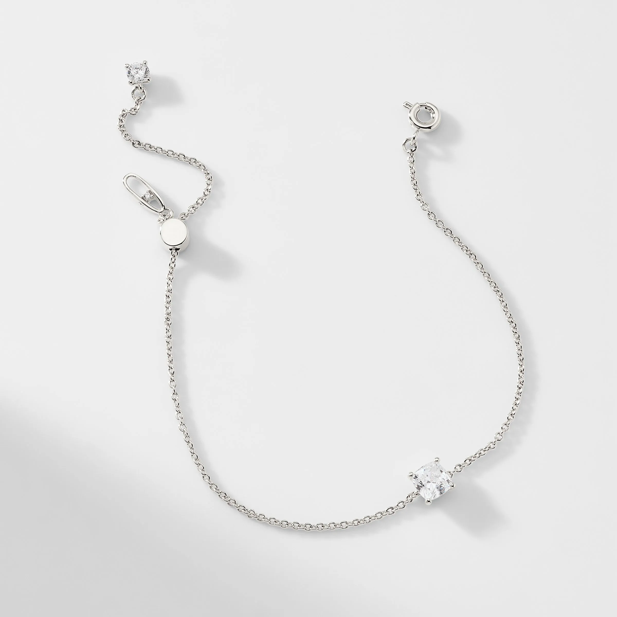 MODERN LOVE SMALL CUSHION LINE BRACELET