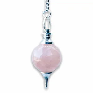 Natural Gemstone Sphere Dowsing Pendulum