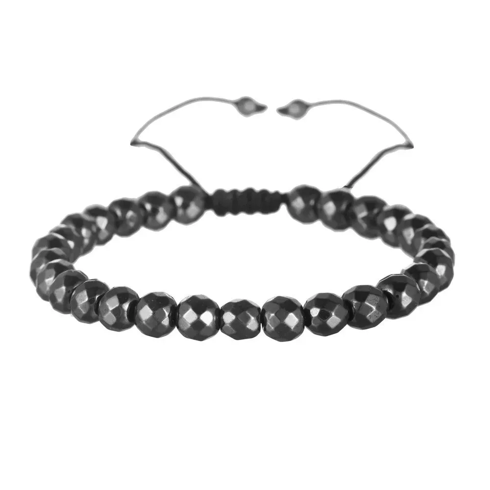 New Arrow Hematite Elastic Bracelet Men Jewelry Armband Heren Fashion Beaded Yoga Bracelet Women Bileklik