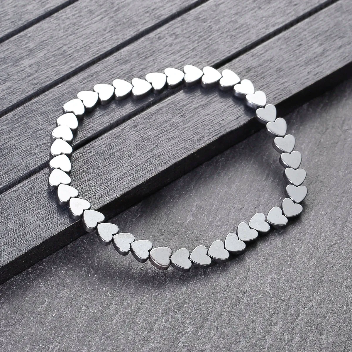 New Arrow Hematite Elastic Bracelet Men Jewelry Armband Heren Fashion Beaded Yoga Bracelet Women Bileklik
