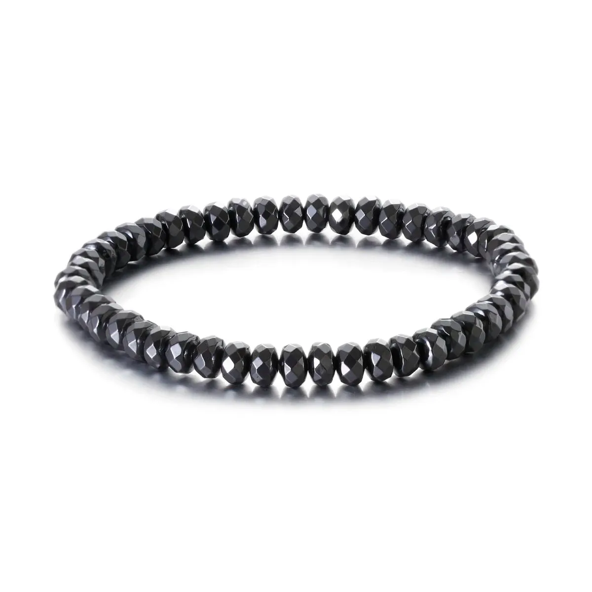 New Arrow Hematite Elastic Bracelet Men Jewelry Armband Heren Fashion Beaded Yoga Bracelet Women Bileklik