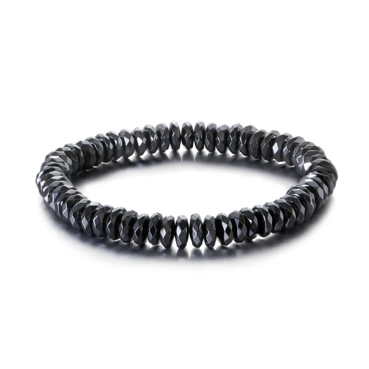 New Arrow Hematite Elastic Bracelet Men Jewelry Armband Heren Fashion Beaded Yoga Bracelet Women Bileklik