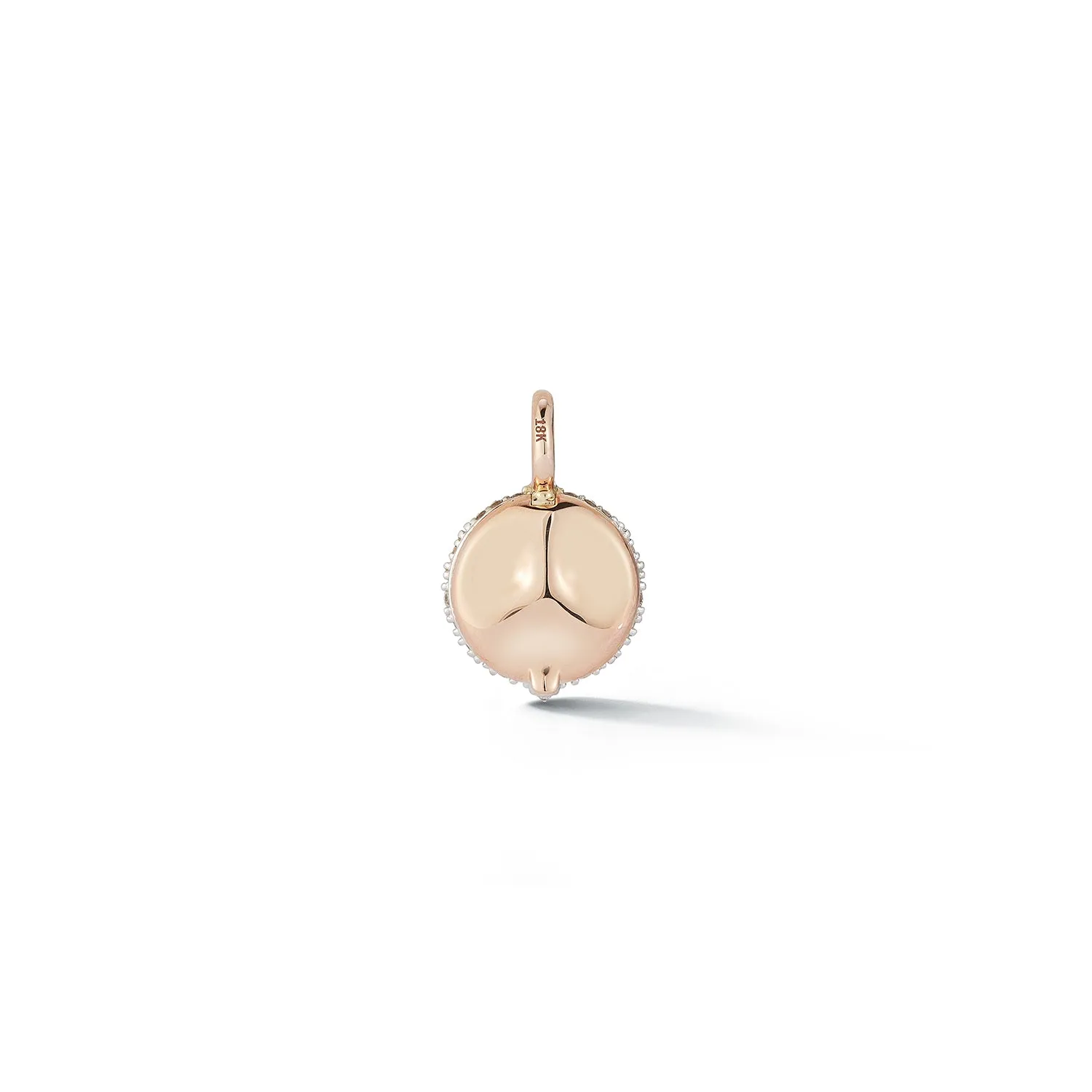 OC X WF 18K MEDIUM BLUE SAPPHIRE PEBBLE LOCKET