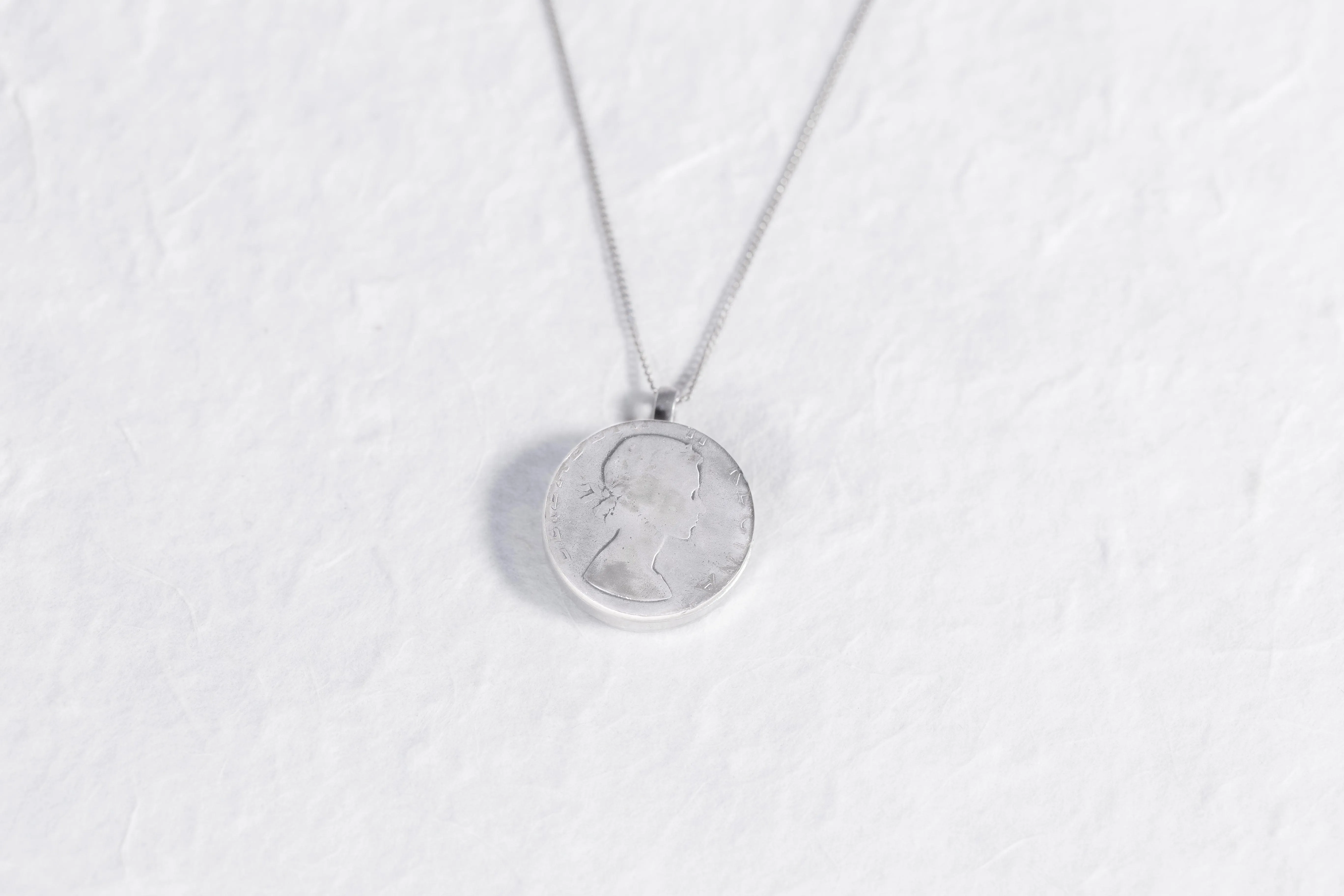 Open Silver Coin Diffuser Locket