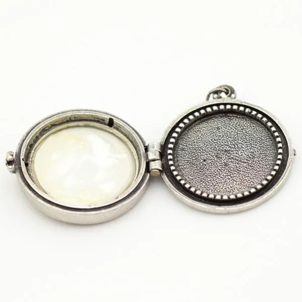 Orange Swirl Locket