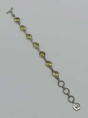 Peridot 925 Sterling Silver Bracelet