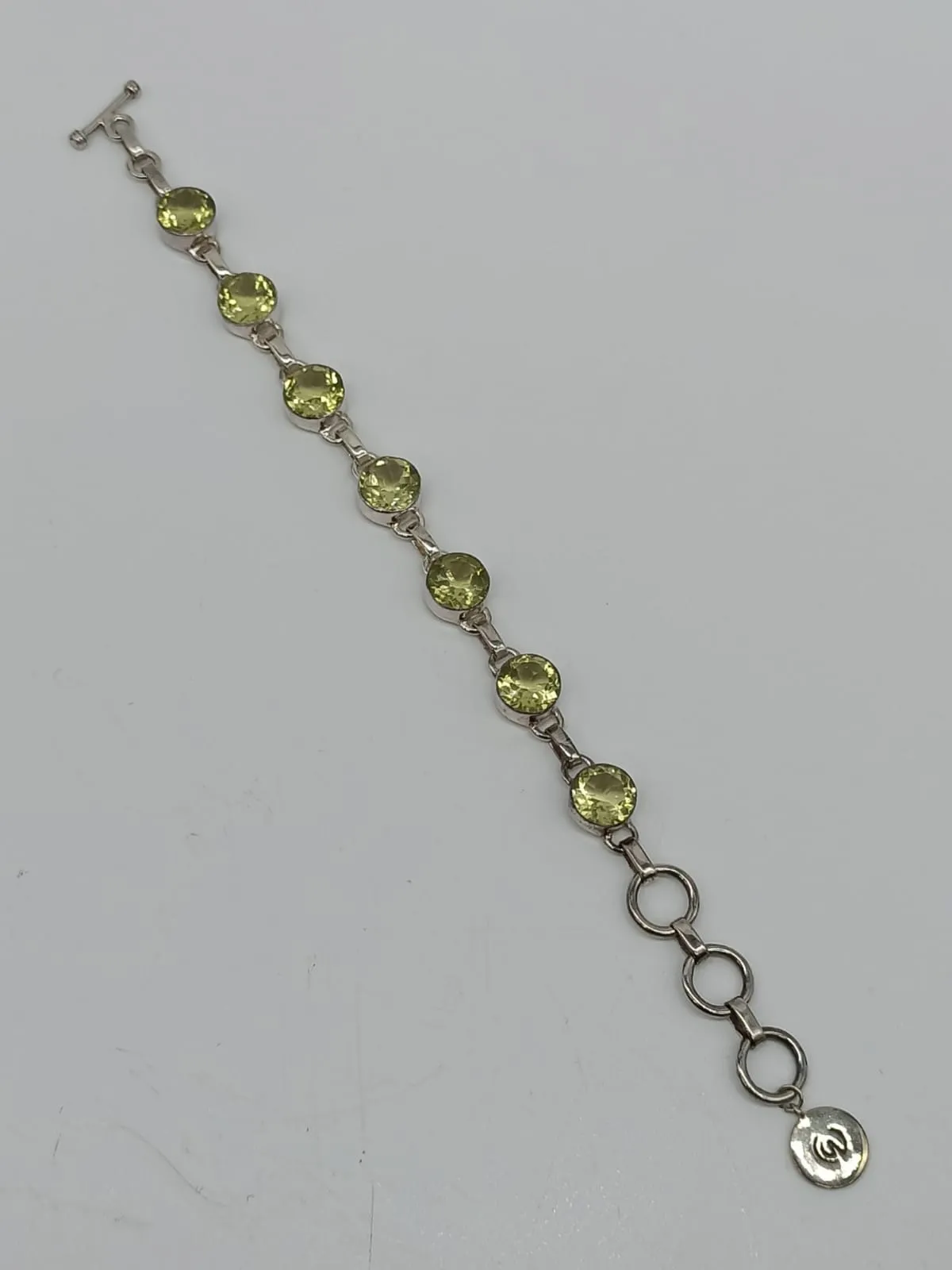 Peridot 925 Sterling Silver Bracelet
