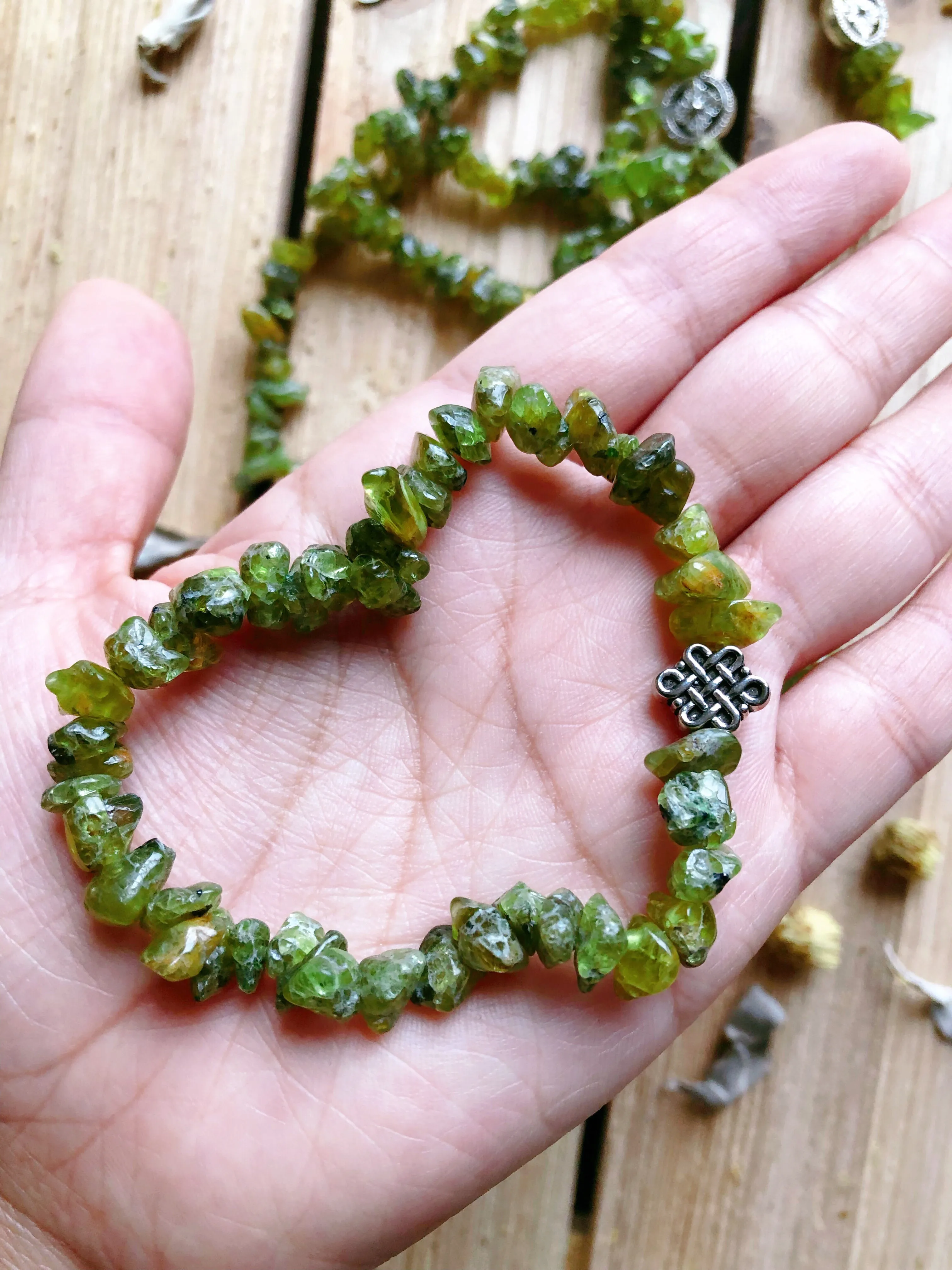 Peridot Bracelet handmade